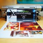 Διαδικασία εκτύπωσης μουσαμά.